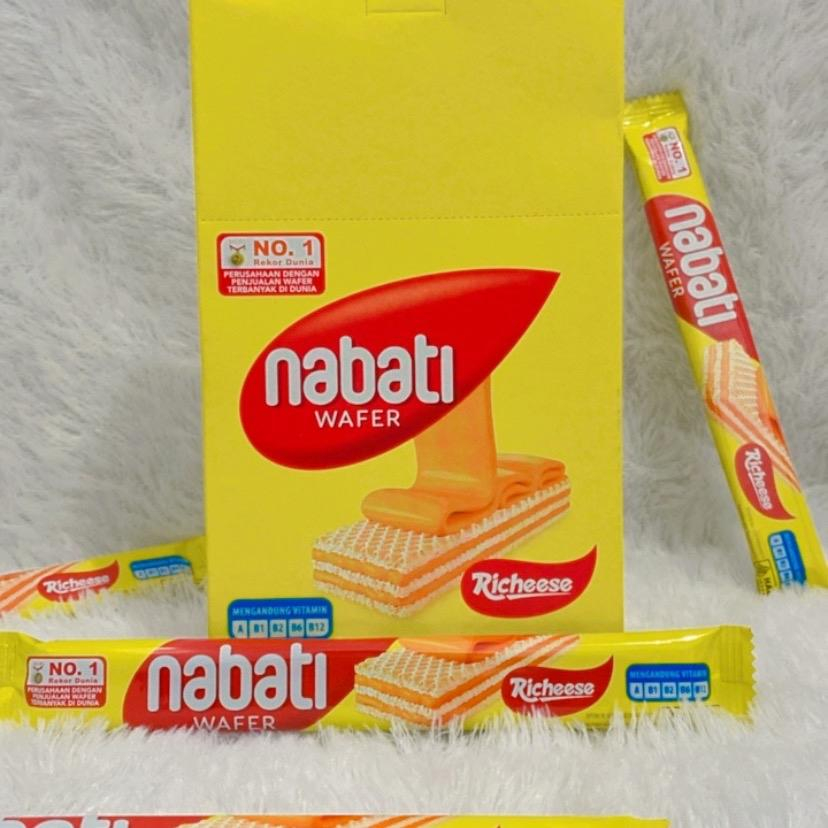 

Nabati Wafer Keju/Coklat 1 box - Isi 20 pcs