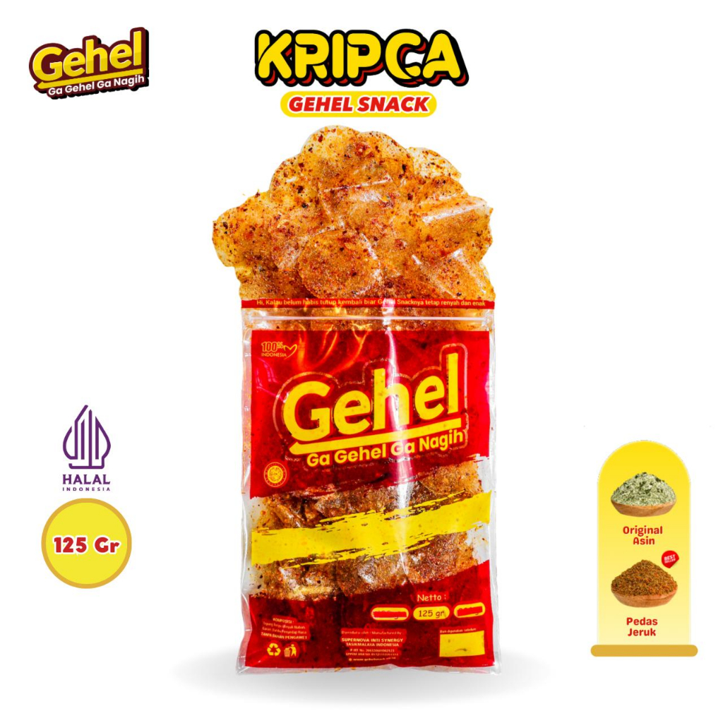 

Gehel Kripca 125gr - Makanan Ringan