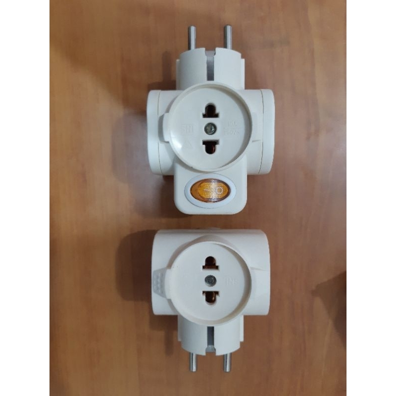 Cok / colokan / Steker Cabang Bright G / Mikotek / Steker T Arde Mini