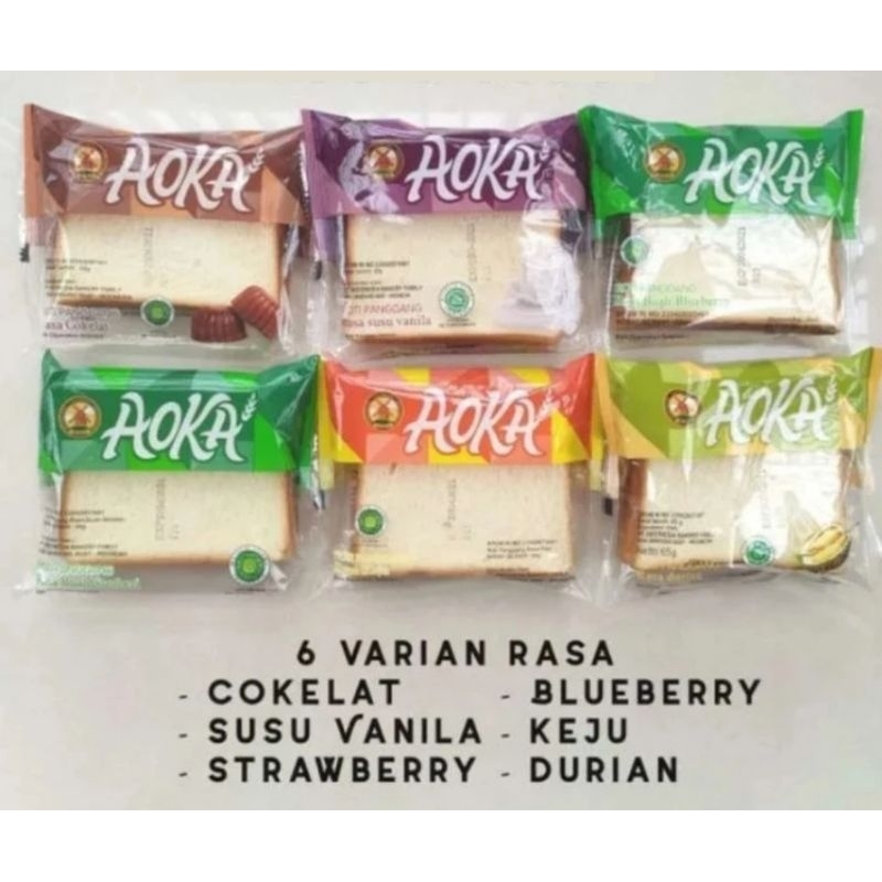 

Roti Aoka Isi Selai 5pcsx65gr