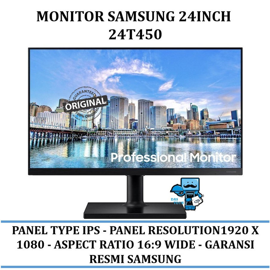 Monitor Samsung 24inch 24T450 FQE IPS - ORIGINAL SAMSUNG