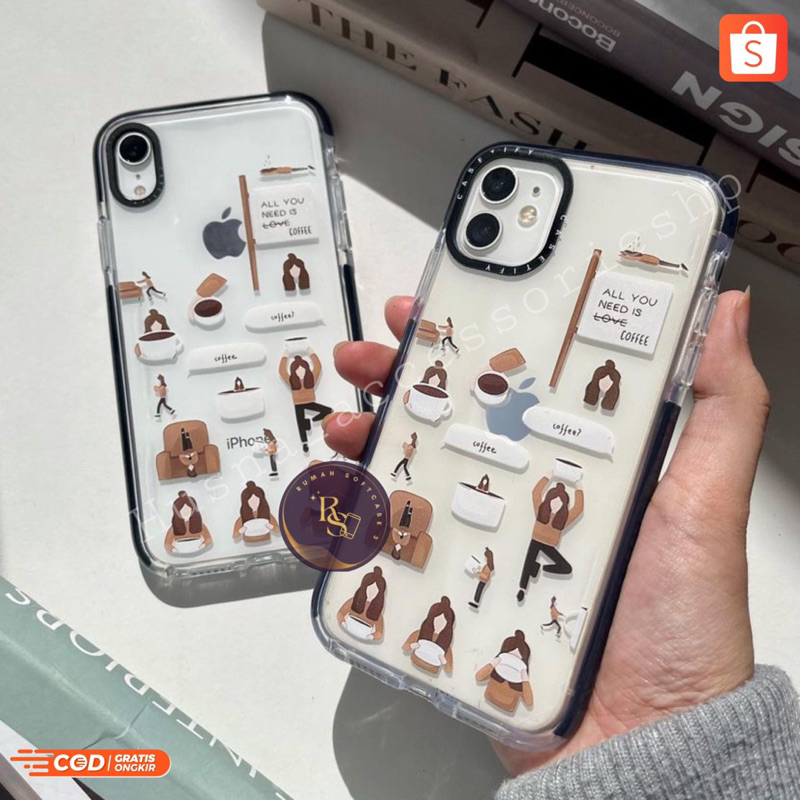 SOFTCASE IPHONE CASETiFY FOR IP 6 6S 7 8 SE2020 6+ 7+ 8+ X XS XR XSMAX 11 11PRO 11PROMAX 12 12PRO 12
