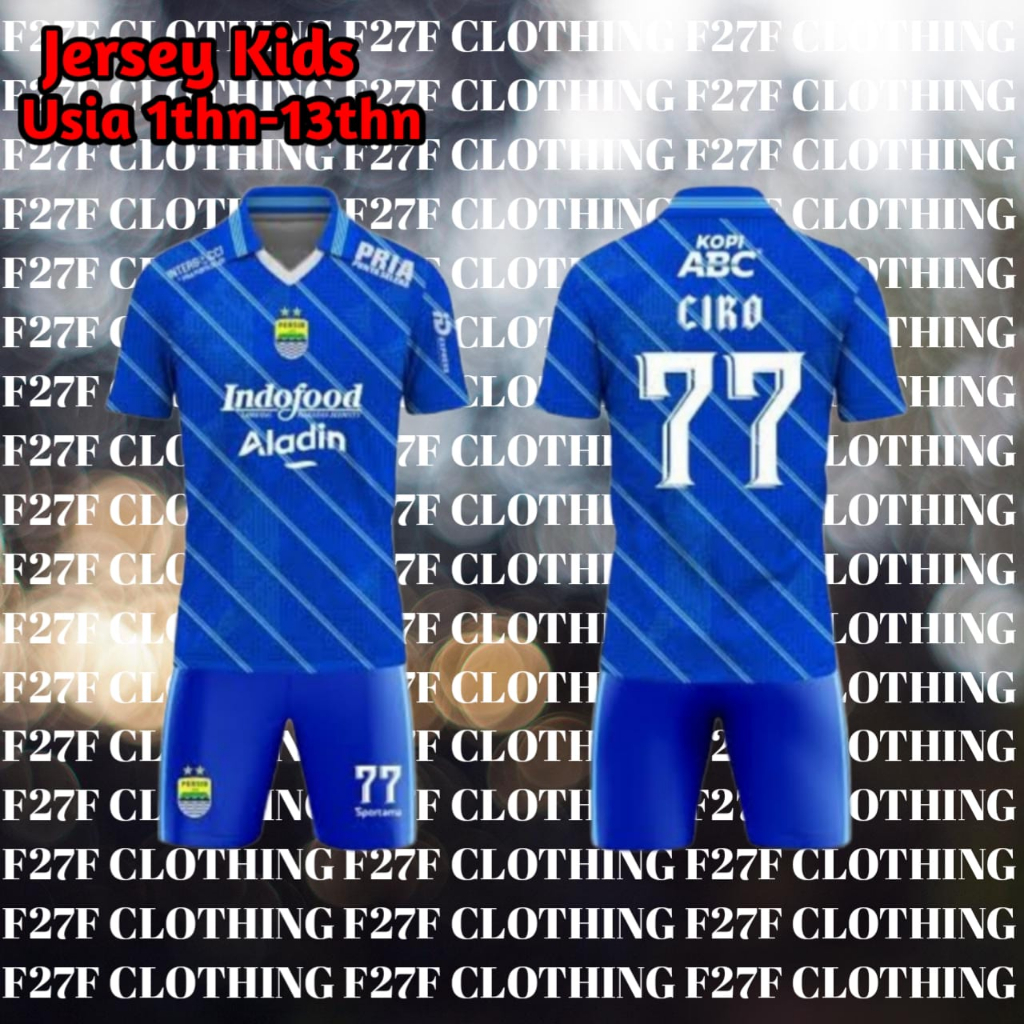 Best Seller Stelan Anak Jersey Persib Bandung Home2023 2024 Ciro Alves77