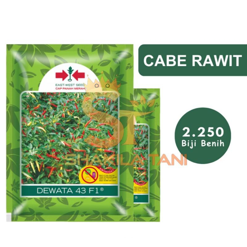 Benih Cabe Dewata F1 Isi 2250 Butir - Cap Panah Merah