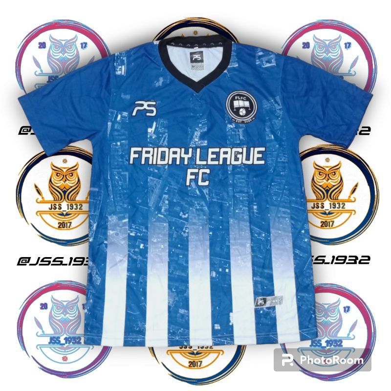 Jersey Bola / Futsal FRIDAY LEAGUE FC Kit NAFIS 19 ORIGINAL Murah Retro Vintage Rare Olahraga Sepakb