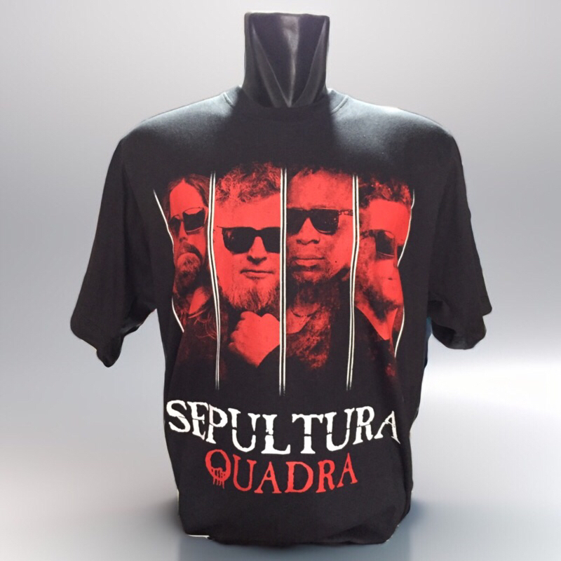 Sepultura - Kaos Unisex Built Up / Tanpa Jahitan Samping