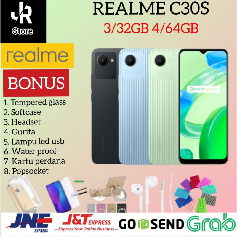 REALME C30S RAM 3/32GB & 4/64GB GARANSI RESMI REALME