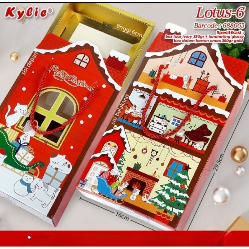 

Box Lotus christmas box kado natal (5pc)