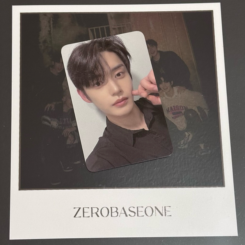 Zerobaseone Kim Jiwoong Lucky Draw Ktown Tuspi Photocard PC ZB1