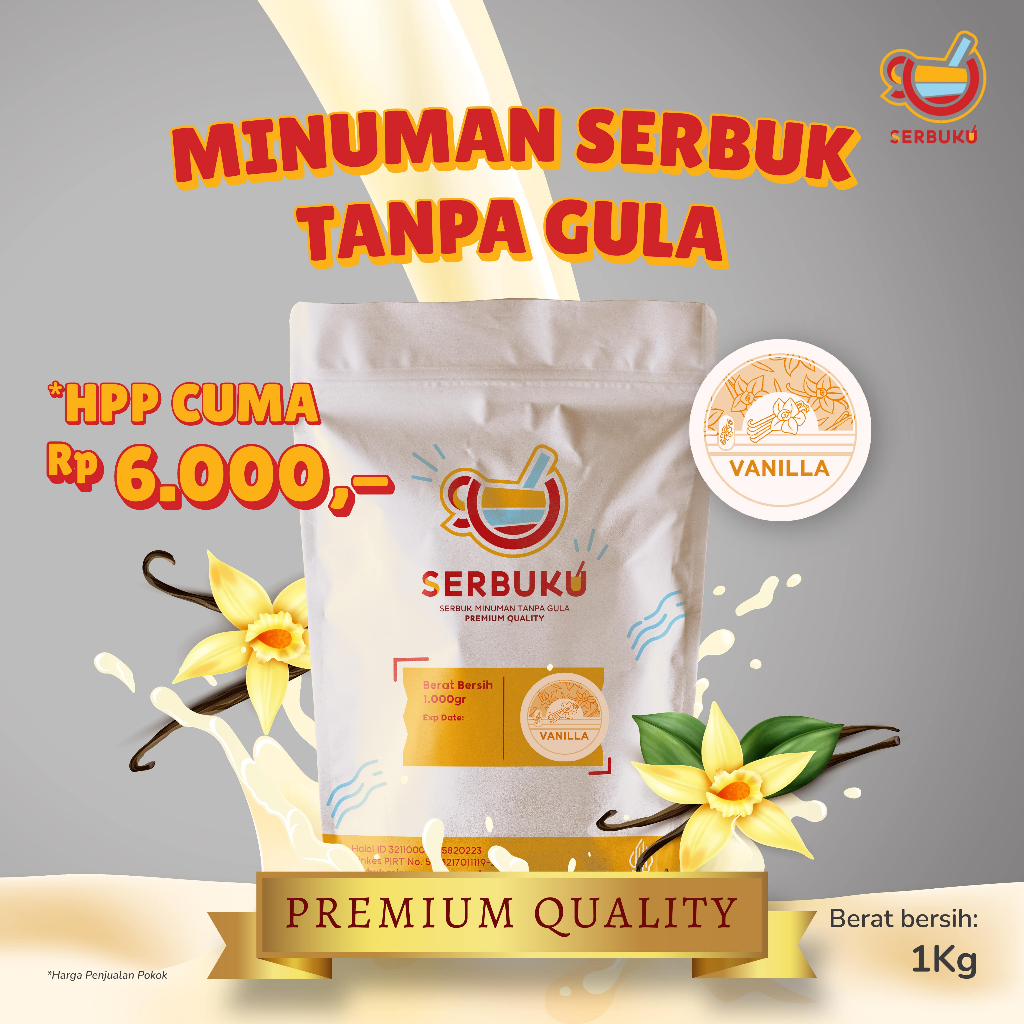 

Serbuku | Rasa Vanilla | Serbuk Minuman Premium