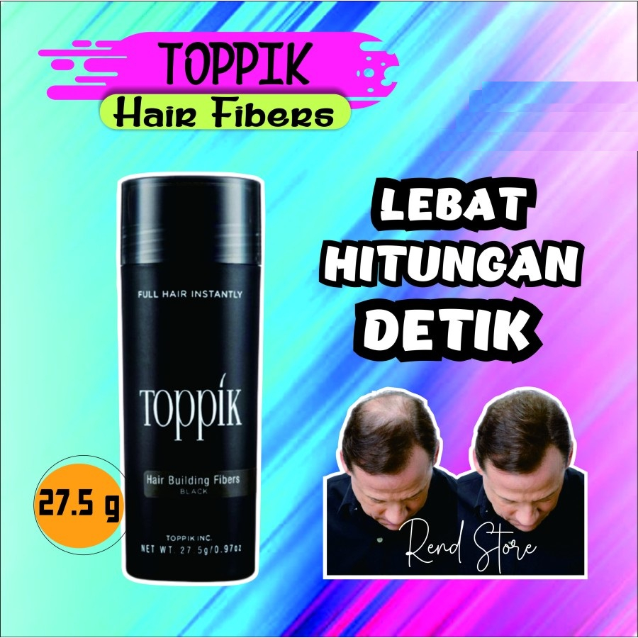 ORI TOPPIK PENEBAL RAMBUT TIPIS HAIR BUILDING FIBER PELEBAT sama sprt Caboki RAMBUT