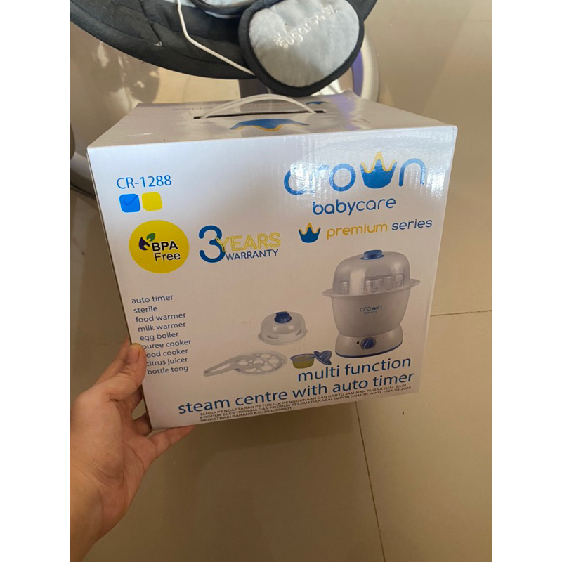 Steril Crown CR1288 Sterilizer Uap Botol Bayi