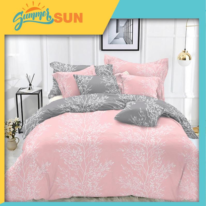 Bed Cover Set Pink Ara  - Summersun09
