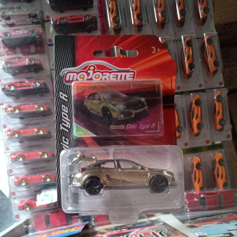 majorette Honda Civic type r gold