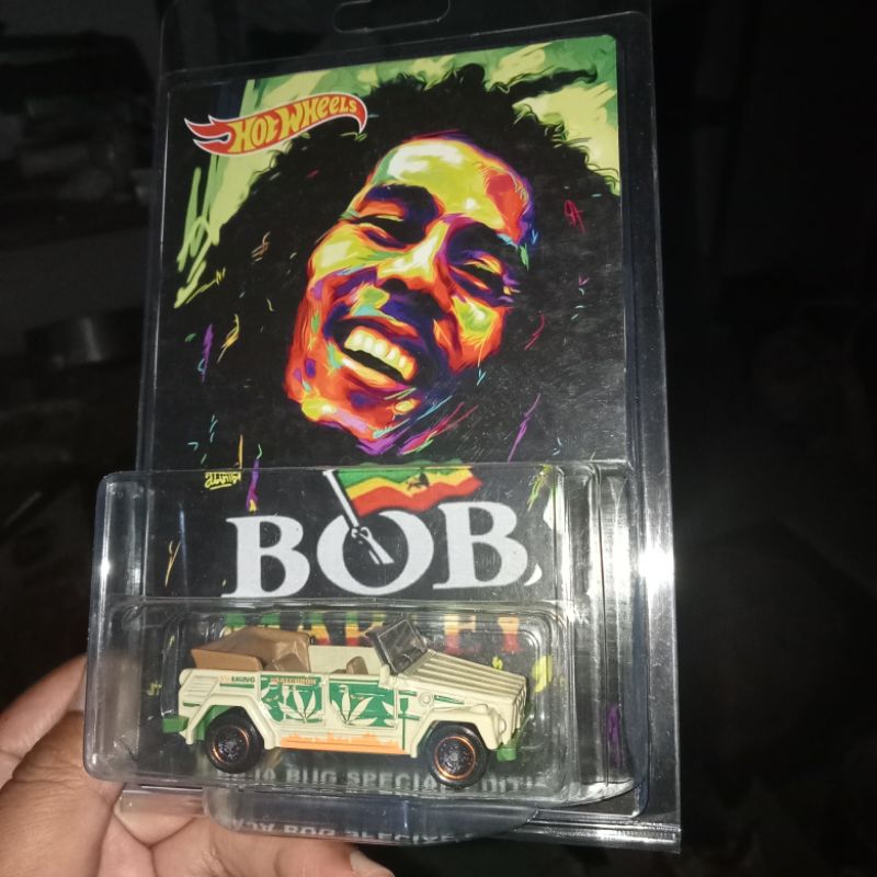 Custom Card Bob Marley Regae VW Beetle Safari Mbx Matchbox Frer Protector Bday Gift Hadiah Kado Unik