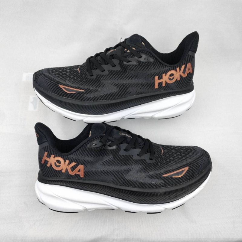 HOKA CLIFTON 9 BLACK GOLD