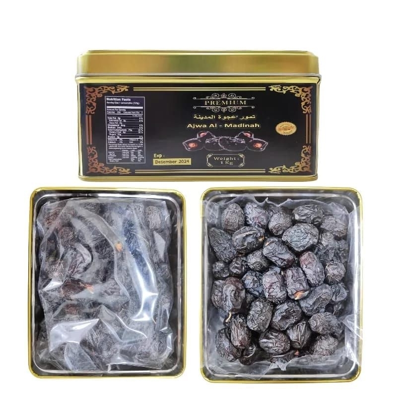 

Kurma Ajwa Al Madina 1 Kg Kurma Nabi Original Super Kemasan Kaleng