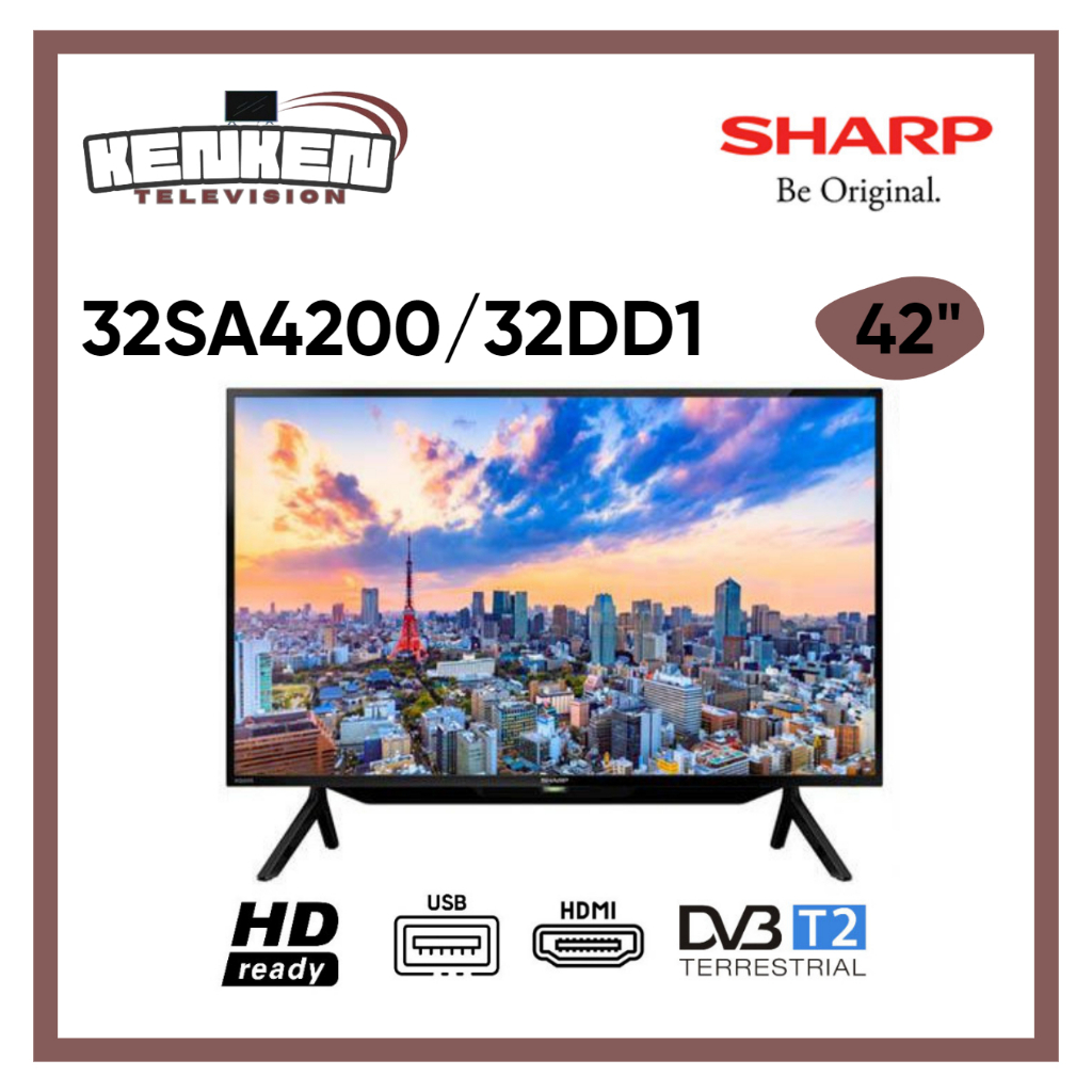 TV LED Digital 32SA4200/32DD1 LED Sharp 32 Inch Digital TV