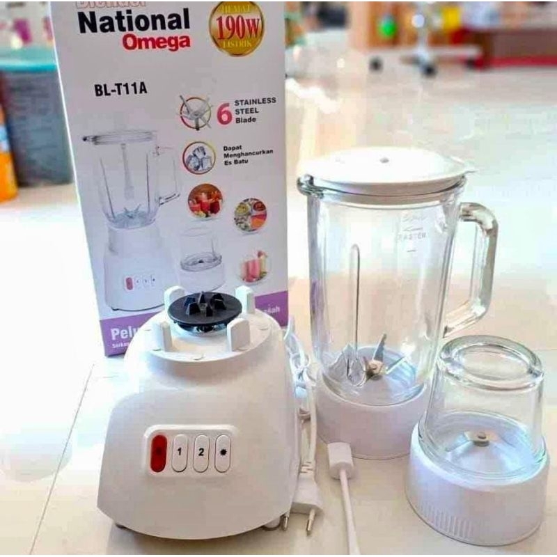 Blender National 2in 1//Blender kaca set//Blender National Omega
