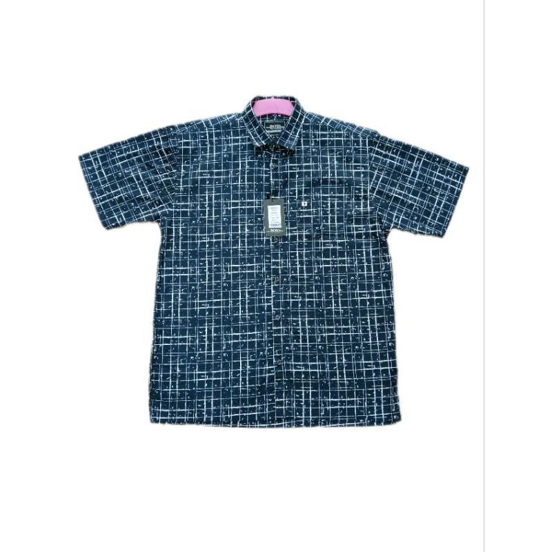 KEMEJA MOTIF GARIS GARIS TERBARU BOSS