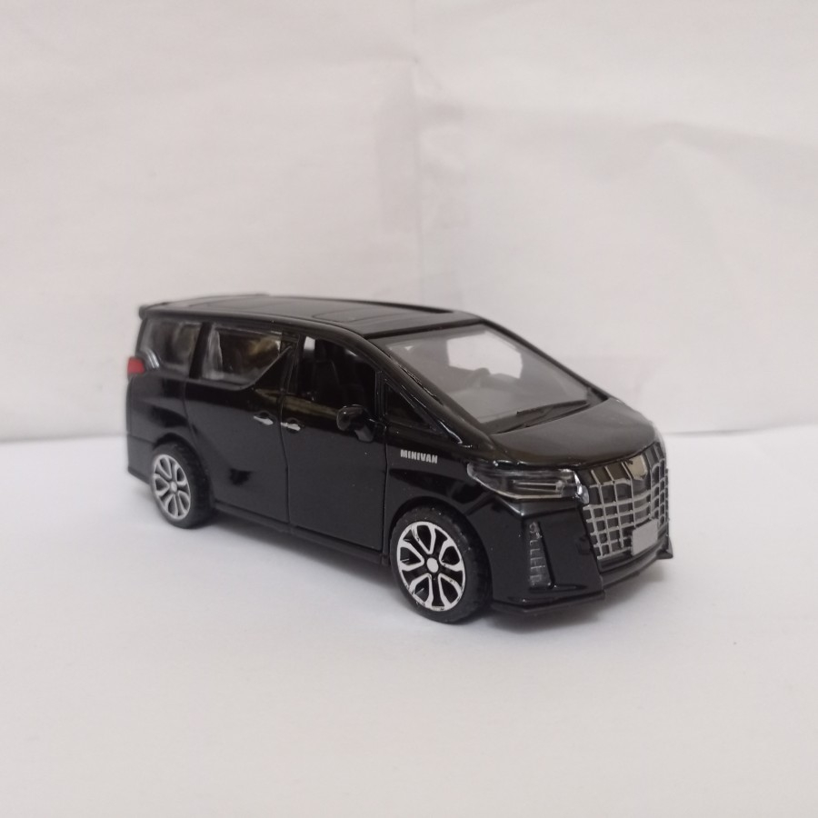 Diecast miniatur Toyota Alphard skala 32 mobil mainan anak bahan besi