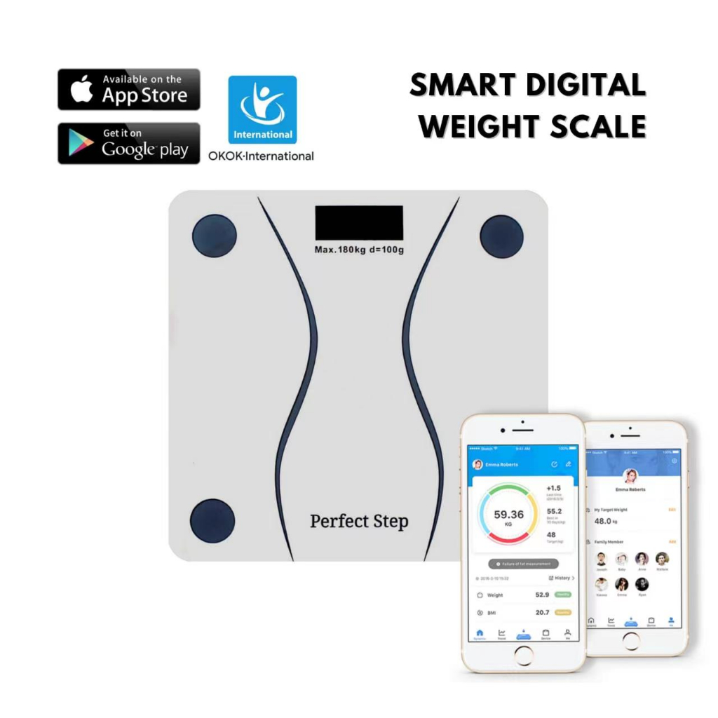 TIMBANGAN BADAN DIGITAL USB - Baterai SMART SCALE - TIMBANGAN BADAN DIGITAL USB GRADASI UNGU