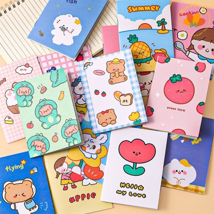 

SUPER PROMO Note Book Mini Buku Tulis Memo Kecil Lucu Notes Karakter 1Pcs