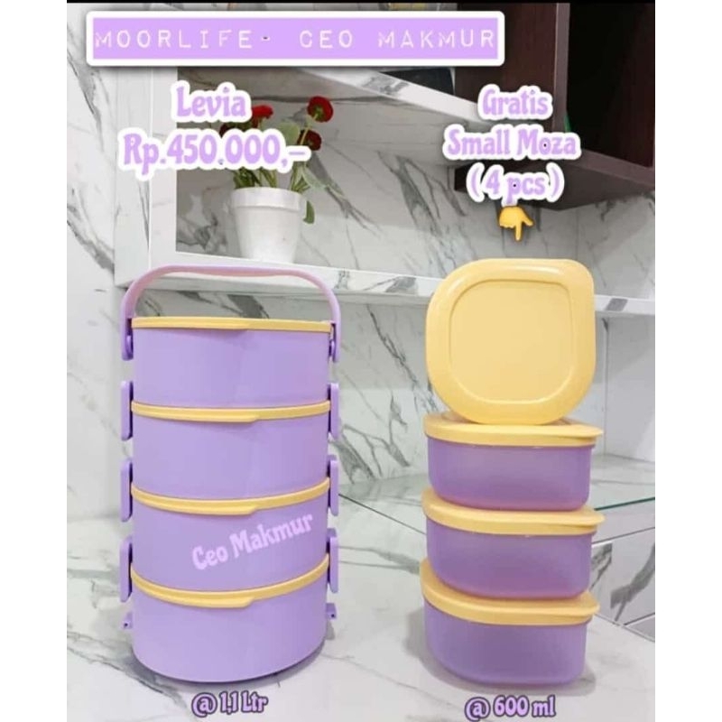 Rantang Levia Moorlife 4 Susun