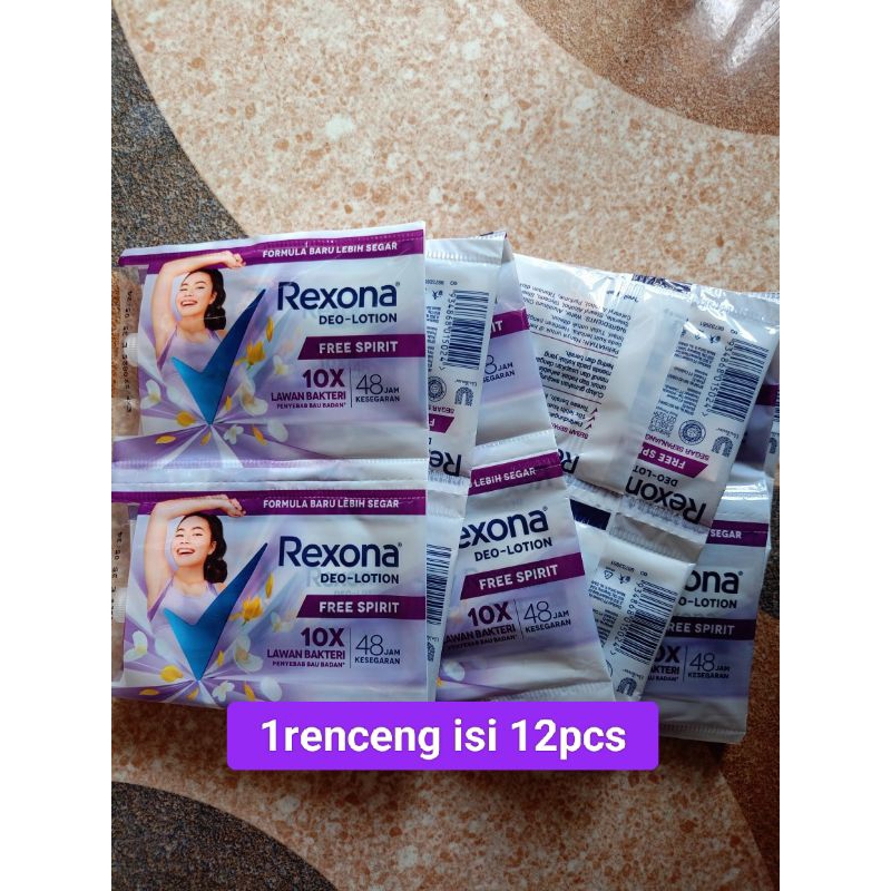 REXONA DEO LOTION sachet 1renceng