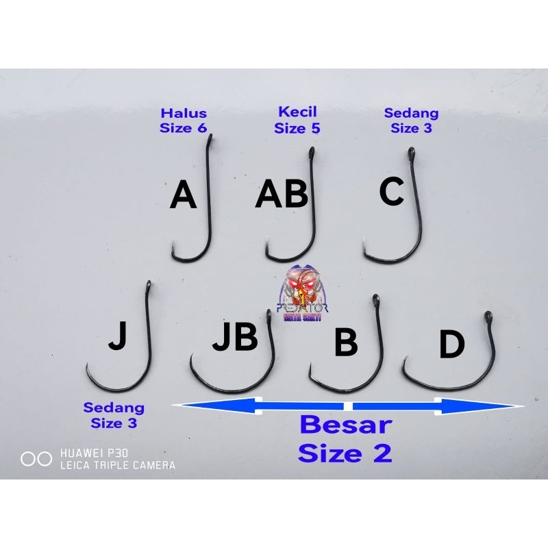 MATA KAIL UDANG HANDMADE / MATA SAKTI SEPIT BIRU