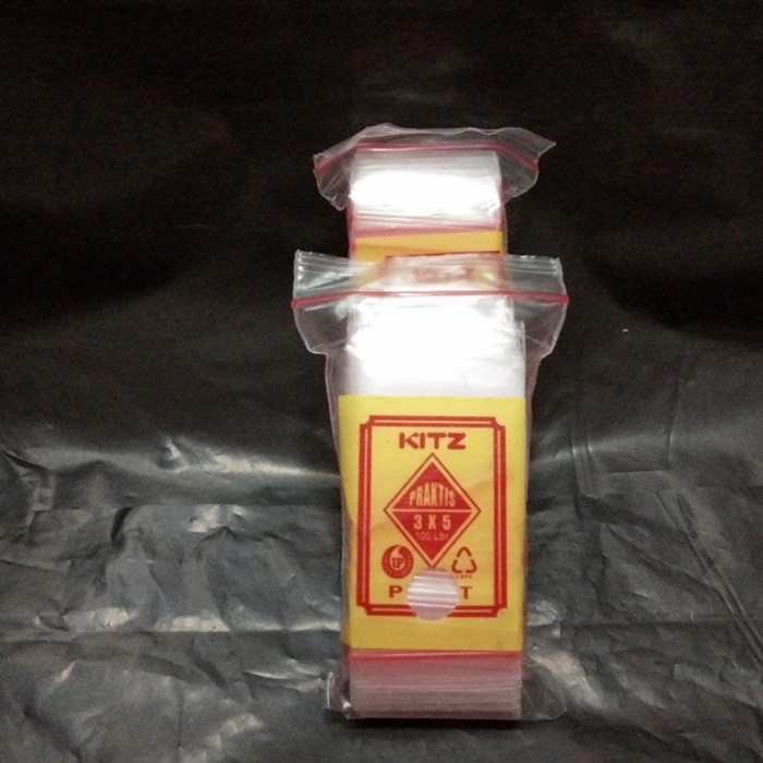 plastik klip 3x5/klip plastik 3x5/plastik klip 100lembar/pe klip zipock/plastik zipper