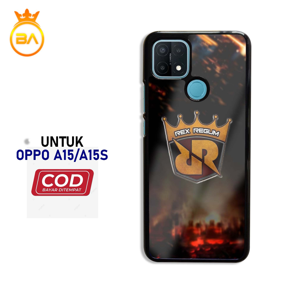 Case Oppo a15/a15s Terbaru - Hardcase Glossy kaca [Motif-01] case handphone-pelindung handphone-kesi