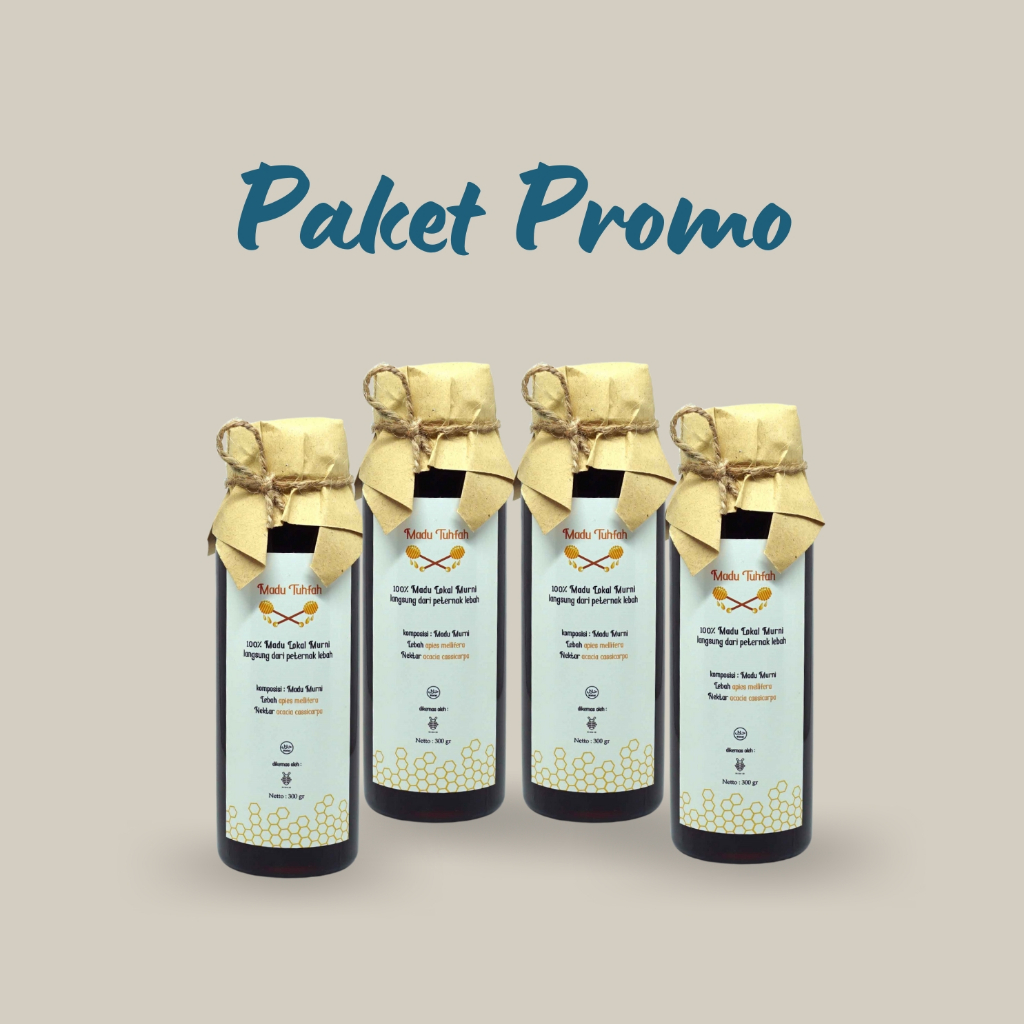 

Paket Seru Oktober 4 Botol Madu Murni Sialang
