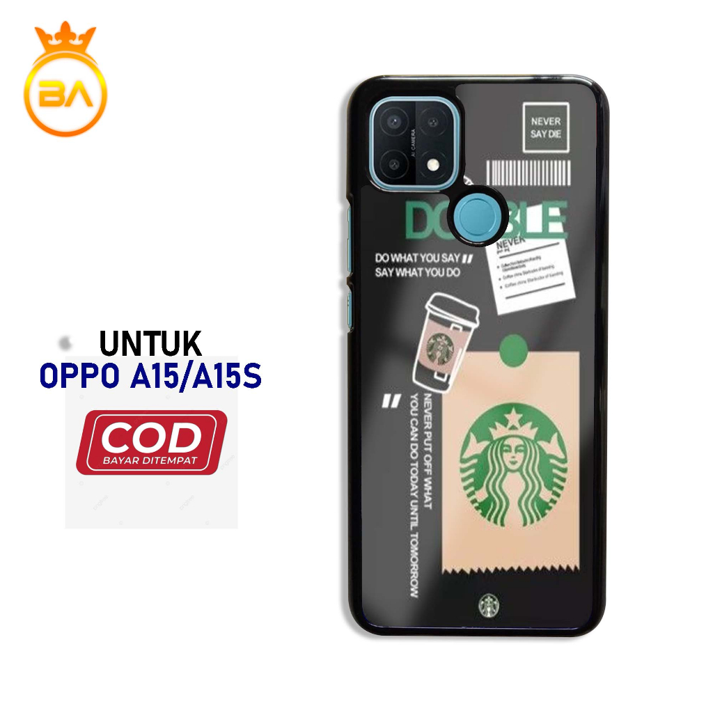 Case Oppo a15/a15s Terbaru - Hardcase Glossy kaca [Motif-030] case handphone-pelindung handphone-kes