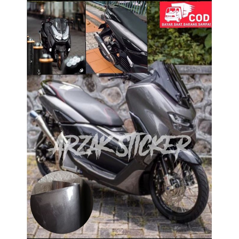 stiker skotlet dark grey candy abu abu metalik candy glossy kualitas premium