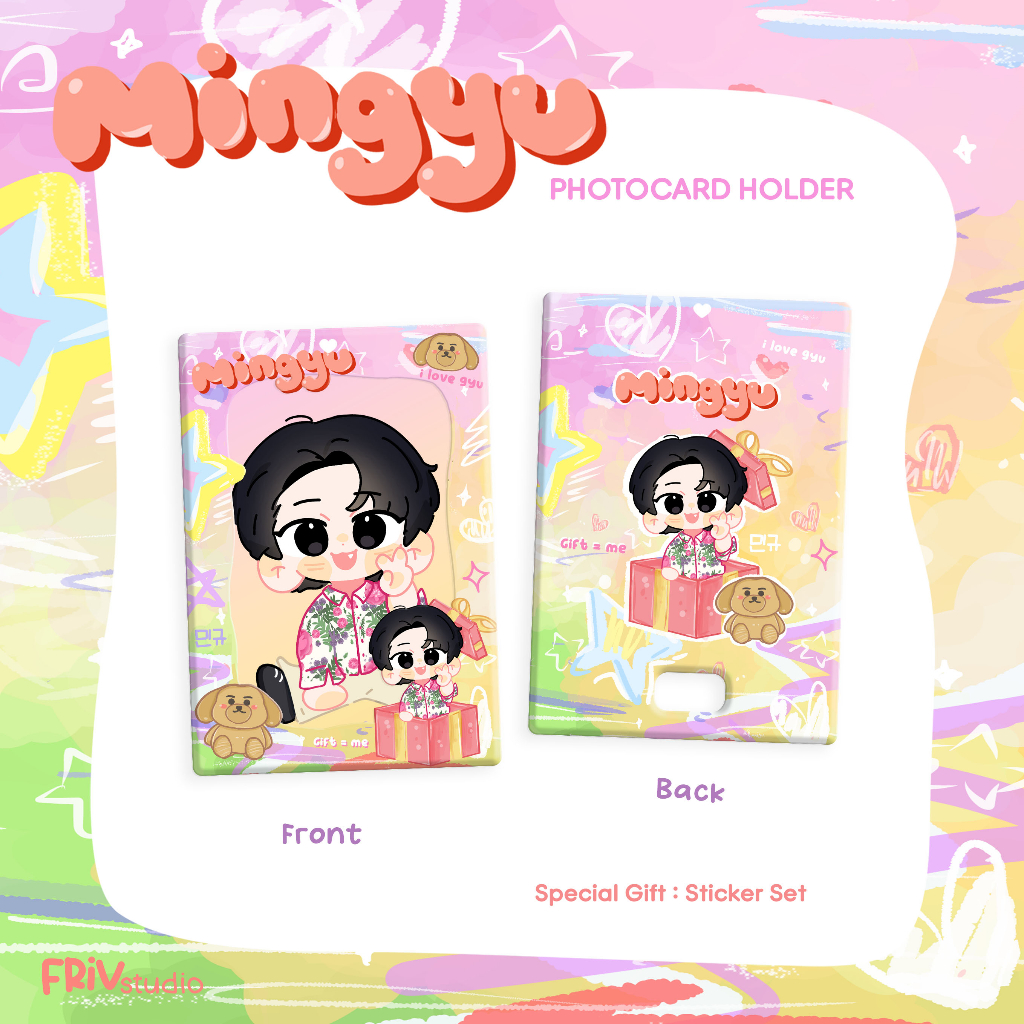 MINGYU ACRYLIC PHOTOCARD HOLDER SEVENTEEN