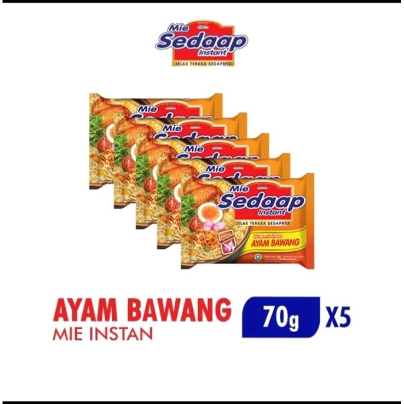 

mie sedap ayam bawang 5bungkus