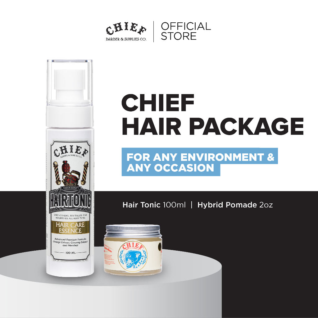 CHIEF Hair Package | Chief Pomade Panthera Hybrid 60gr + Chief Hairtonic 100ml