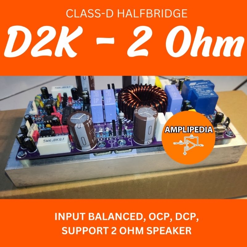 Class d D2000 D2K Class-d Halfbridge bukan Fullbridge