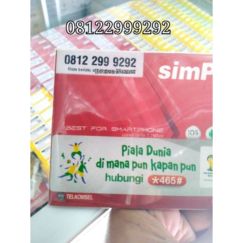 SIMPATI 11 DIGIT JADUL RAPI MINIMALIS ANGKA VARIAN 92 NOMOR CANTIK TELKOMSEL SIMPATI KARTU PERDANA T