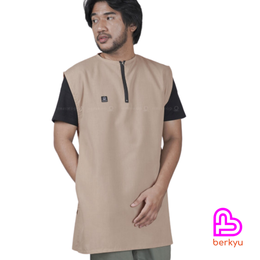 Rompi Sholat Pria Premium Baju Muslim RMQM Qomishu
