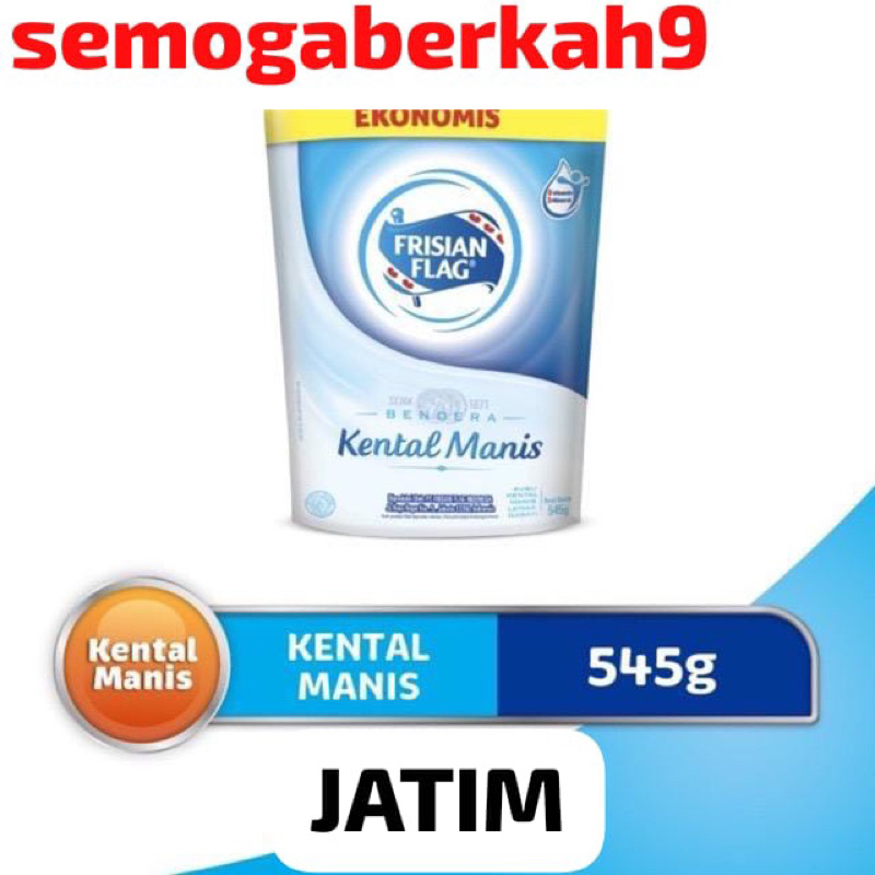 

JATIM- 1 PCS Frisian Flag Susu Kental Manis Pouch 545gr- RANDOM