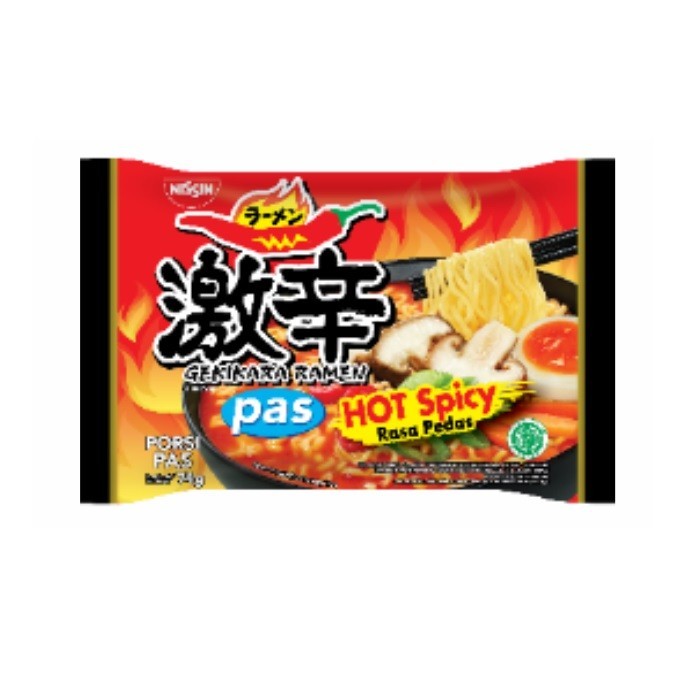 Nissin Gekikara Mie Instan Ramen Pedas