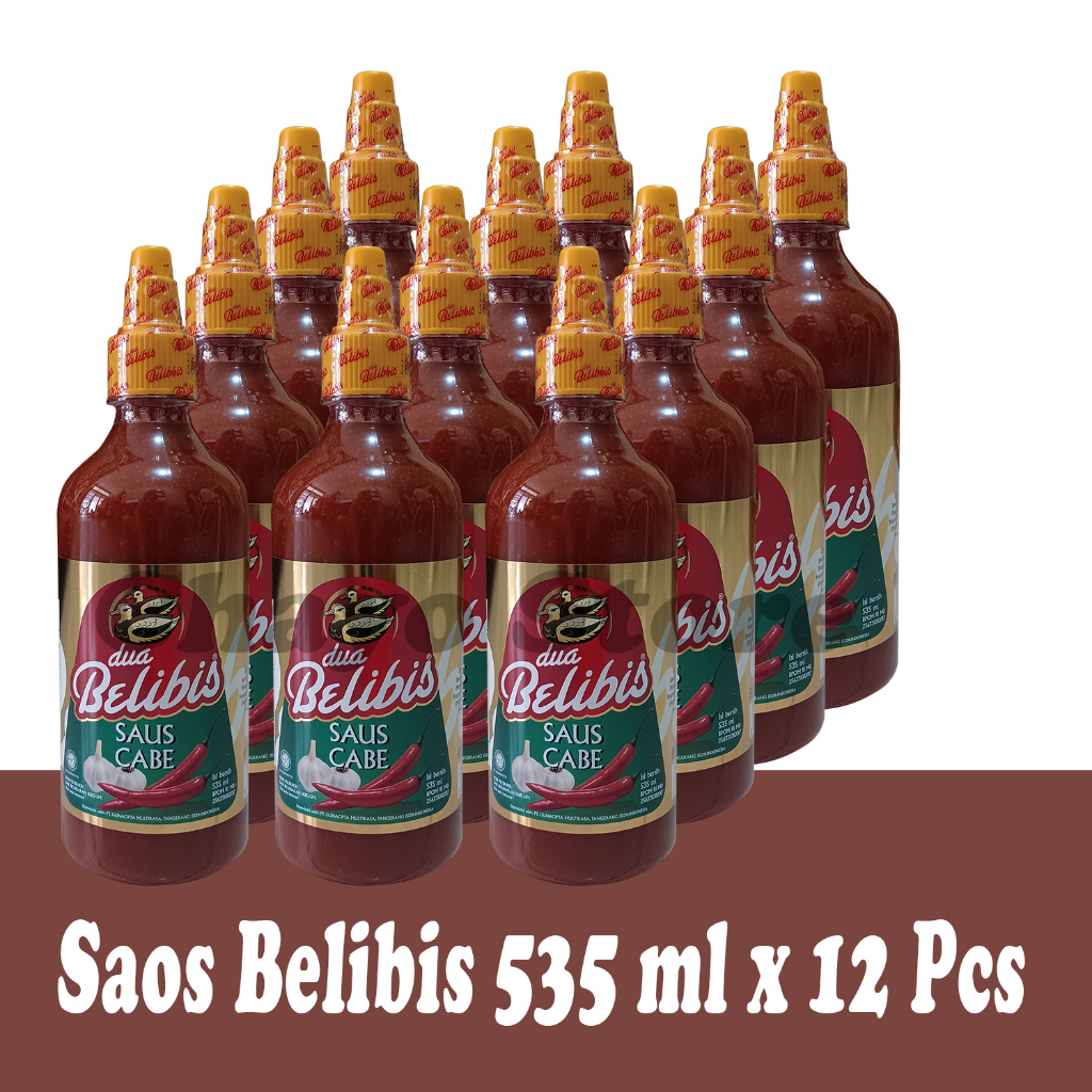 

Saus Cabe Dua Belibis 535 Ml 12 Pcs ( 1 Lusin ) Saos Belibis