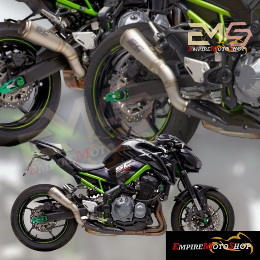 SC Project Knalpot Z900 Z 900 S1 GP S1GP Titanium Slip On