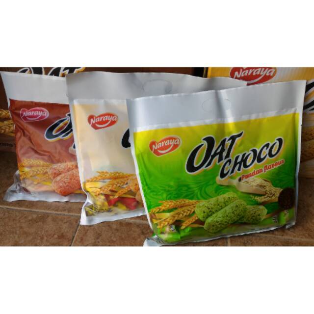 

Oat choco naraya-oat choco 400gr Naraya Oat Choco Snack Oat Sereal Vanilla Pandan Green Tea Strawberry 400gr