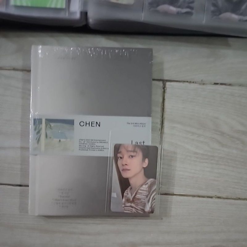 EXO chen jongdae last scene giveaway photocard pc sm rare photobook official