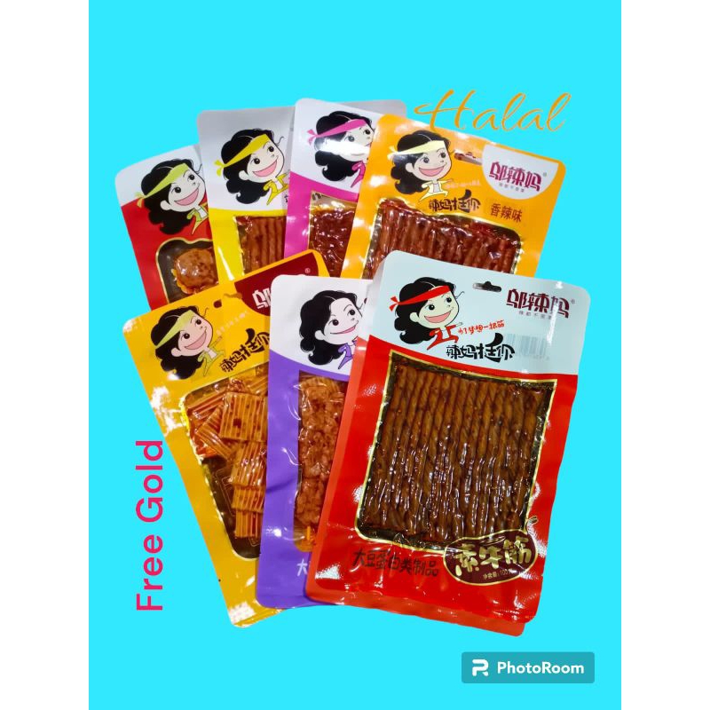 

Halal Latio Latiao Snack Cemilan Ori Wulama