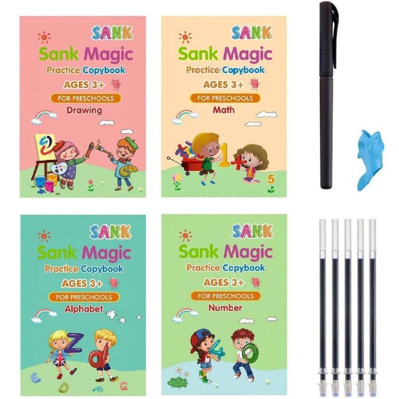 

BUKU AJAIB ANAK SANK MAGIC ISI 4 BUKU FREE BOLPEN DAN REFILL