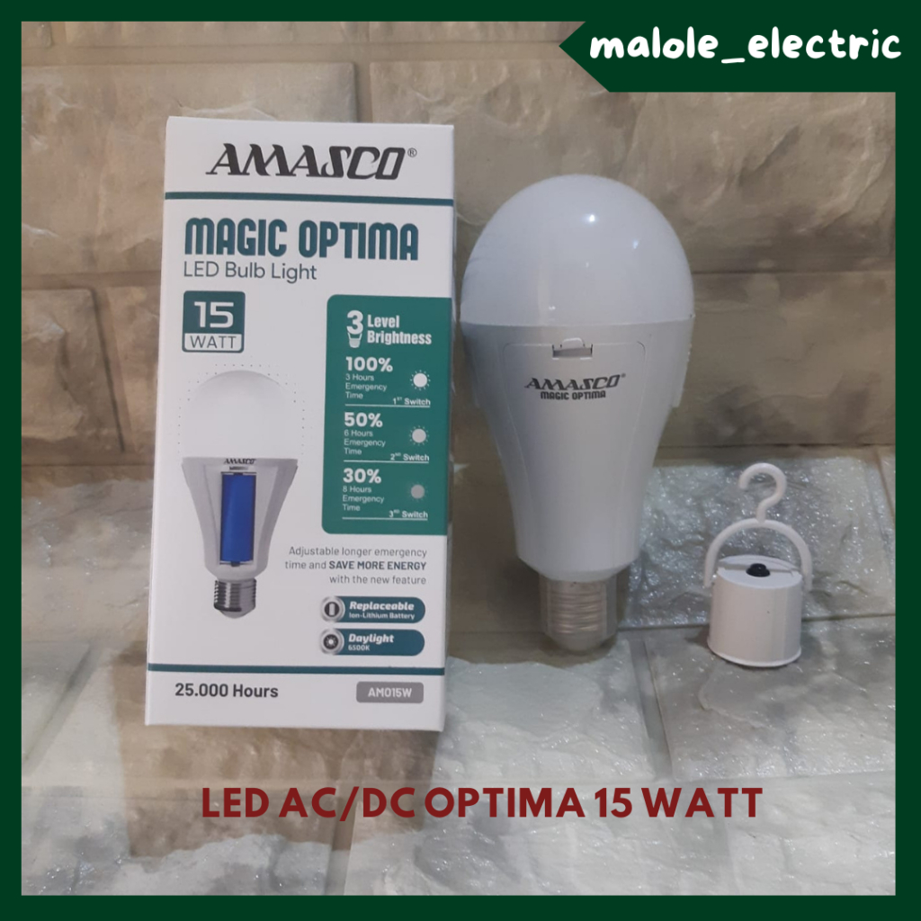 LED AC/DC OPTIMA 15 WATT / AC/DC AMASCO OPTIMA